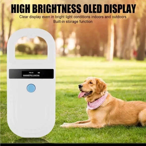 Upgraded Pet Handheld Microchip Reader Scanner Animal Tag Rechargeable Chip ID - Picture 4 of 9